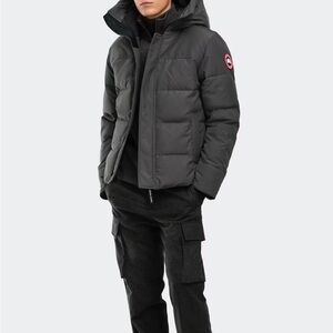 Canada Goose Men's Dark Grey Puffer Jacket